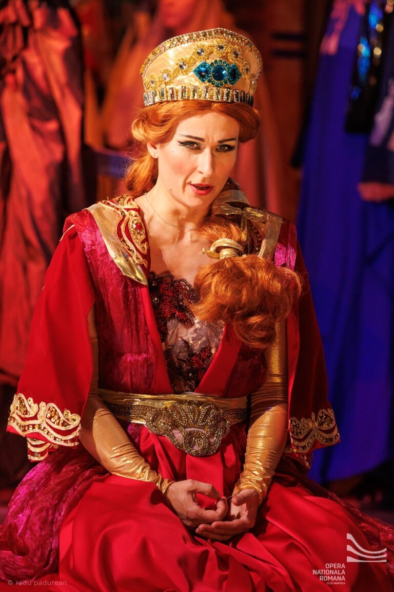 Nadia Cerchez as Abigaille in Nabucco